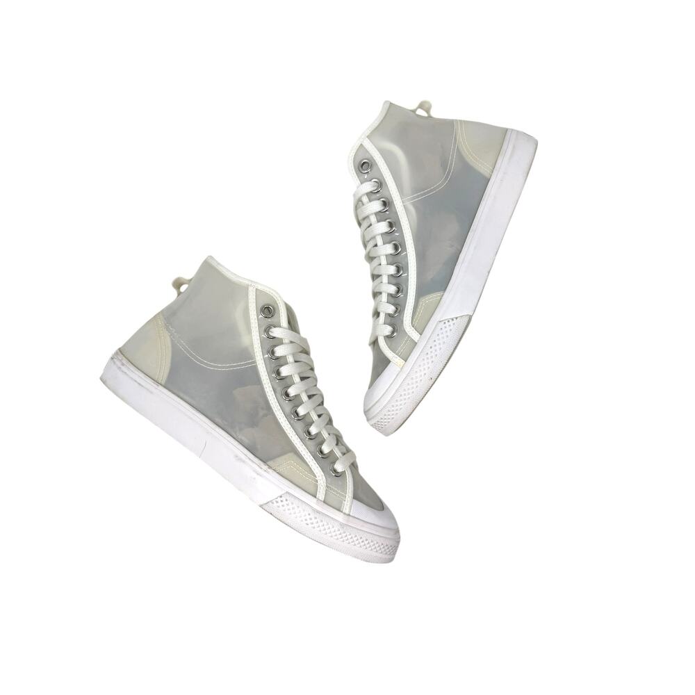 Adidas Nizza Hi Jelly‎ Translucent Sneakers Clear White High Top Womens 9